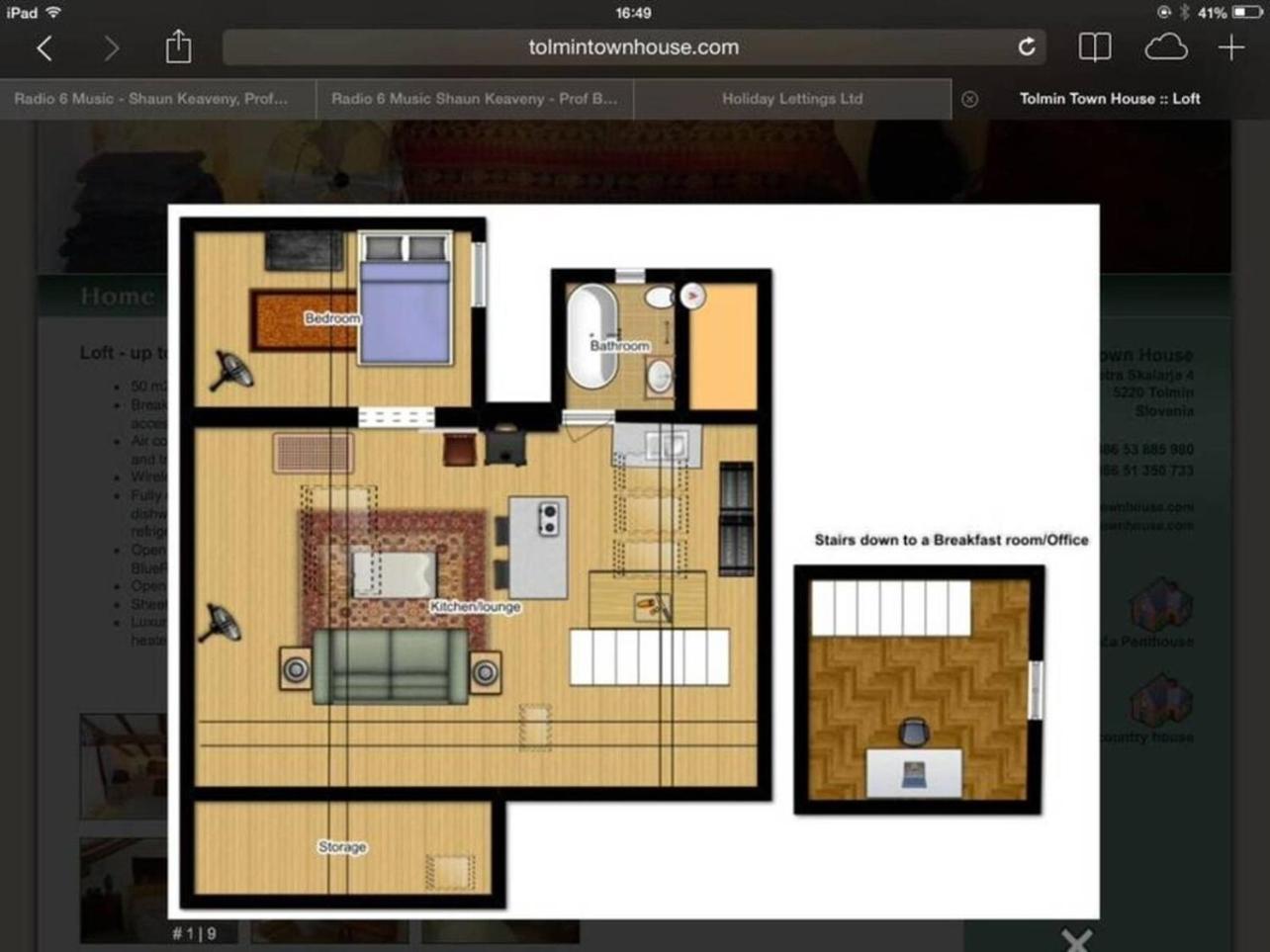 Nyaraló Center Townhouse & Loft Tolmin
